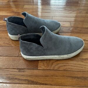 DR. SCHOLL’S women’s Gray Suede slip on Loafers size 10 women’s be free
